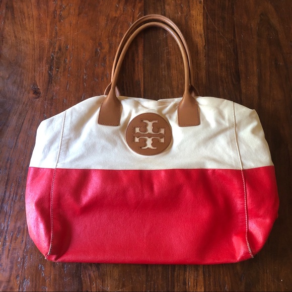 Tory Burch Handbags - Tory Burch Dipped Canvas Bag